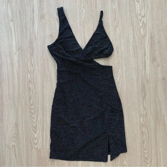 Princess polly metallic bralette mini dress nwot